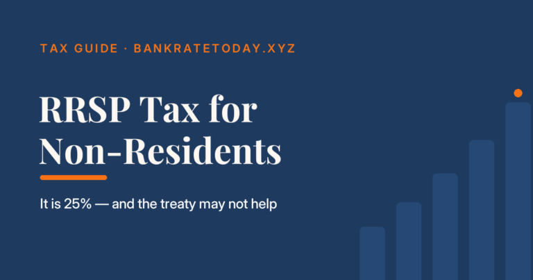 RRSP withholding tax for non-residents of Canada guide cover: the rate is 25% and a tax treaty may not reduce it