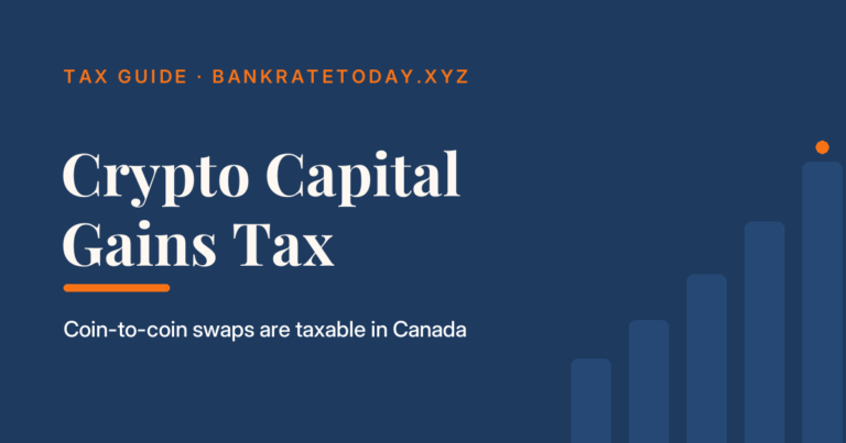 Capital gains tax on crypto in Canada: crypto-to-crypto swaps are taxable dispositions