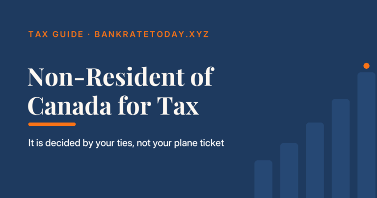 Becoming a non-resident of Canada for tax purposes depends on severing significant residential ties